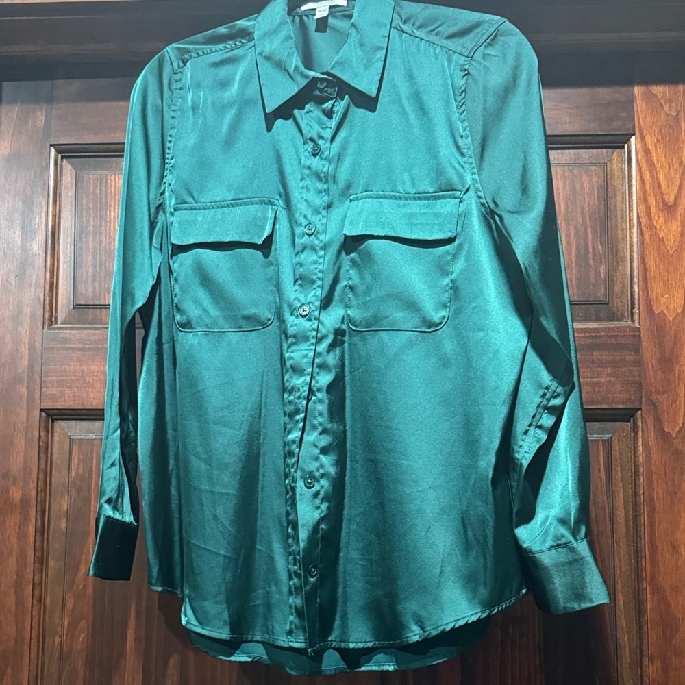 Teal shirt